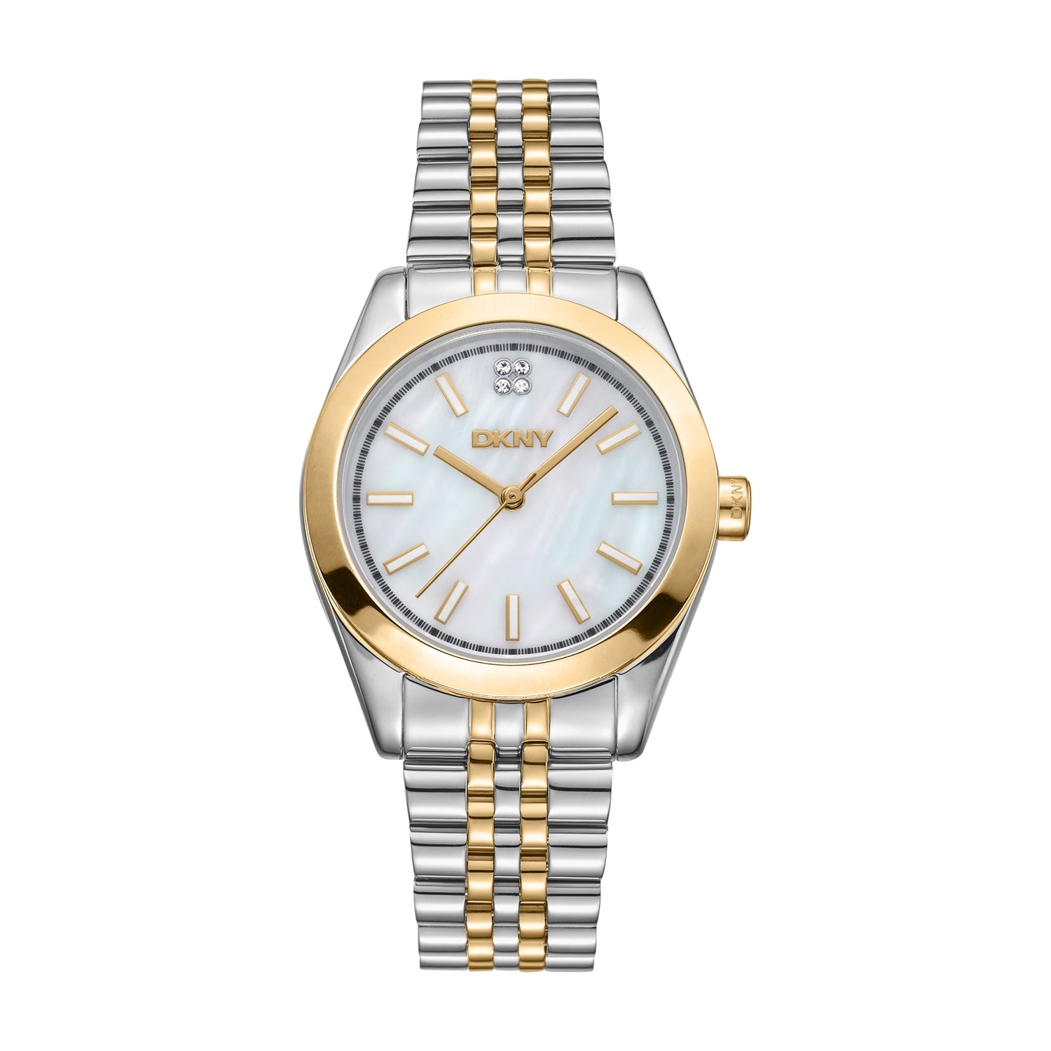 DKNY Everyday -Notlia Midi Two-Tone Stainless Steel 32mm Watch