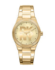 DKNY Logo Gold Stainless Steel 33mm Watch