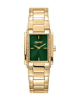 DKNY Evening Gold Stainless Steel 23x30mm Watch