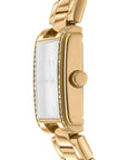 DKNY Evening Gold Stainless Steel 23x30mm Watch
