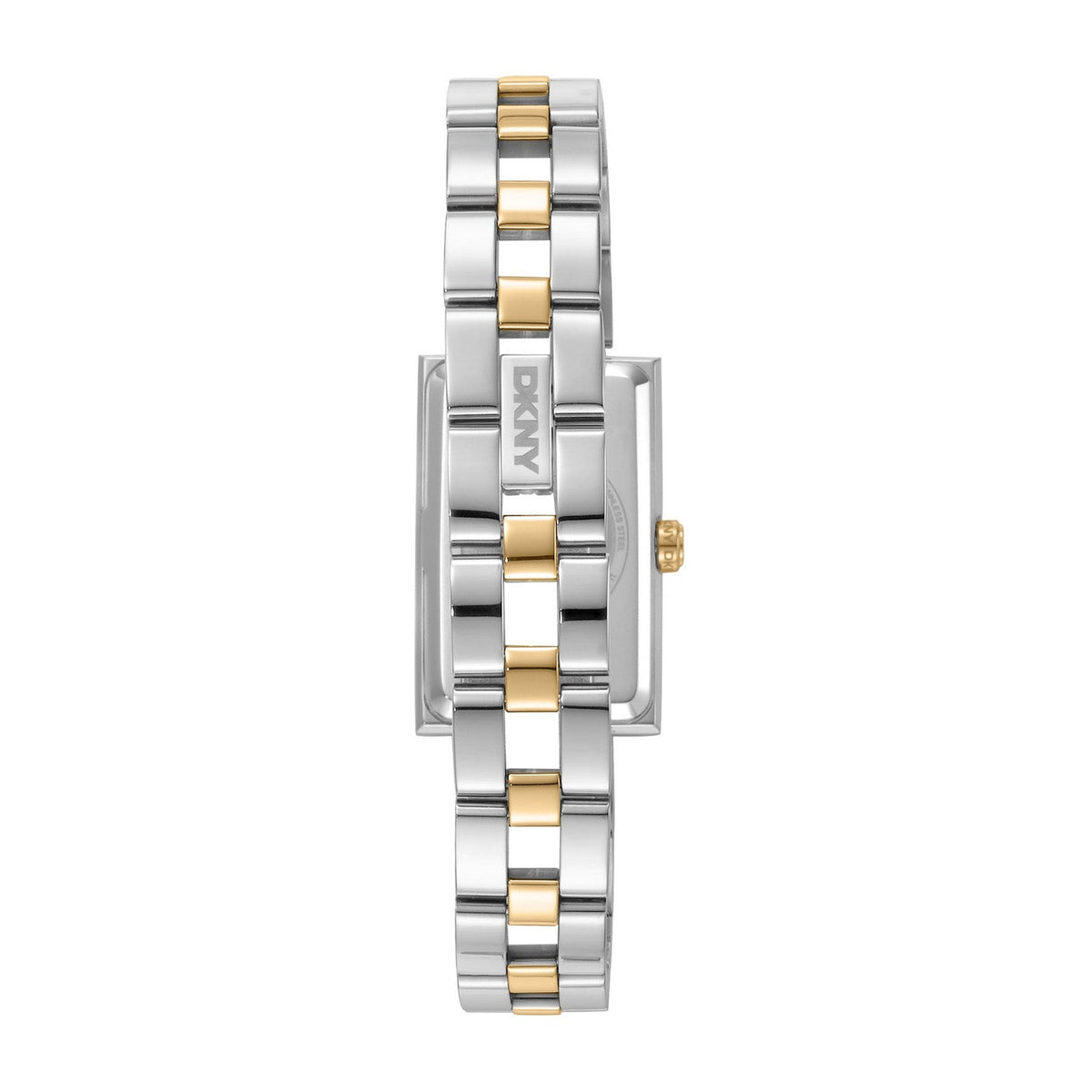 Signature Shape Two Tone Stainless Steel 20x30mm Green Dial Watch
