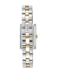 Signature Shape Two Tone Stainless Steel 20x30mm Green Dial Watch