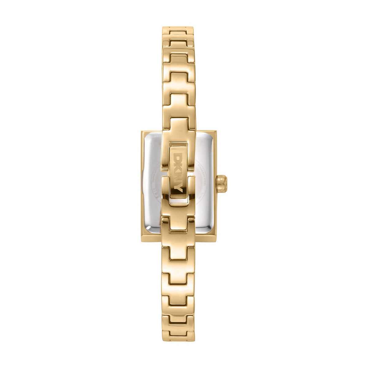DKNY Signature Shape Gold Stainless Steel 17x31.5mm Watch