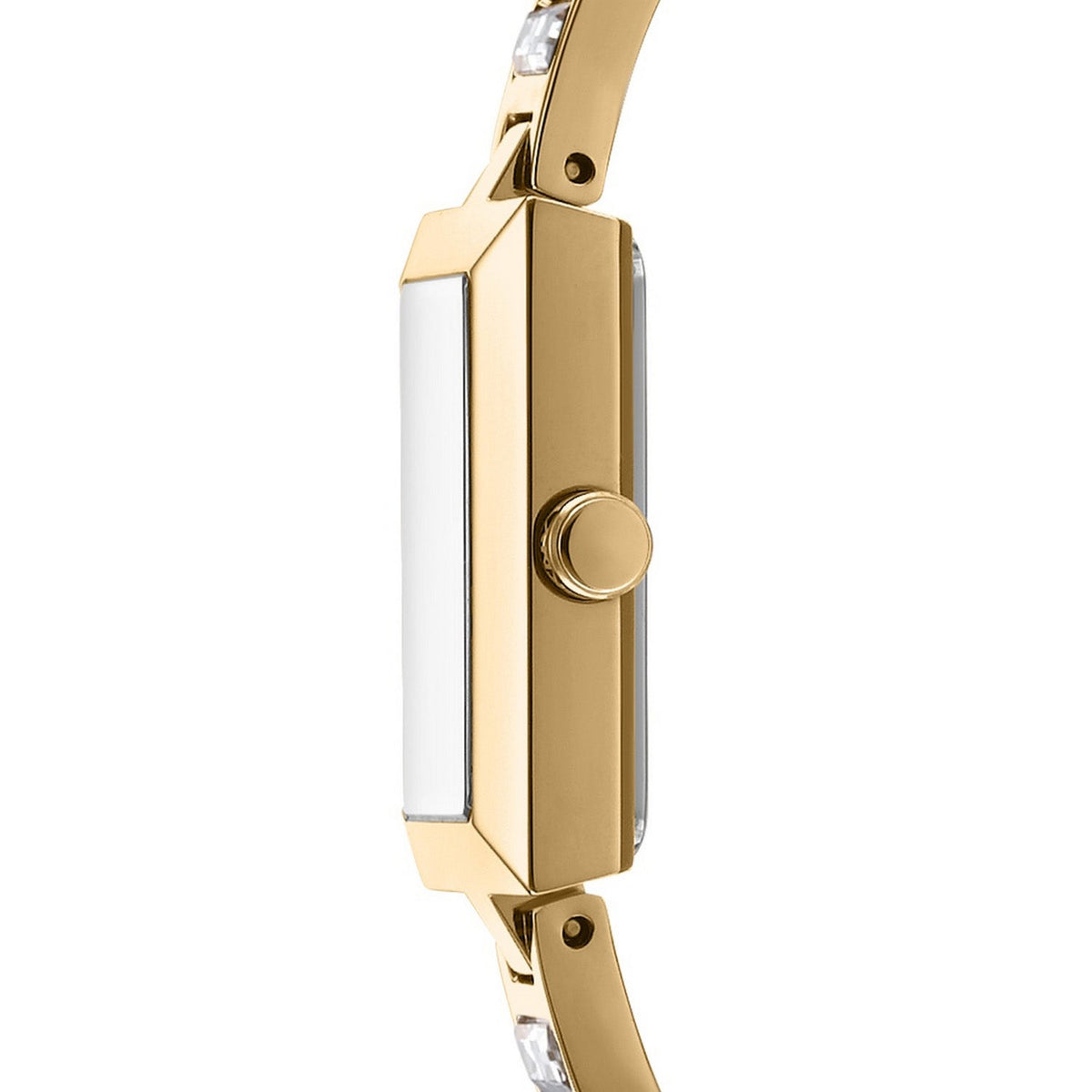 DKNY Signature Shape Gold Stainless Steel 17x31.5mm Watch