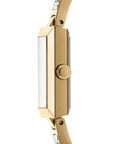 DKNY Signature Shape Gold Stainless Steel 17x31.5mm Watch
