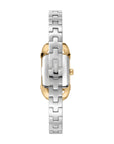 DKNY Signature Shape Two Tone Stainless Steel 18x37mm Green Dial Watch