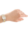 DKNY Essentials Two Tone Stainless Steel 28mm Watch and Gold Stainless Steel Bracelet Set