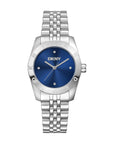 DKNY Logo Silver Stainless Steel 30mm Watch