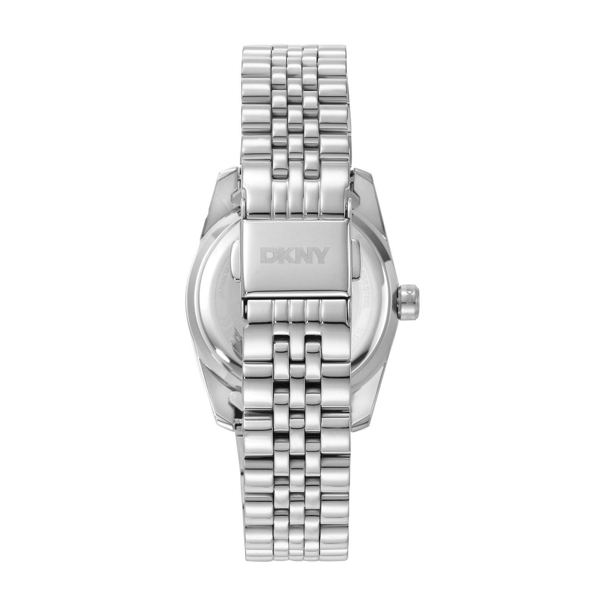 DKNY Logo Silver Stainless Steel 30mm Watch