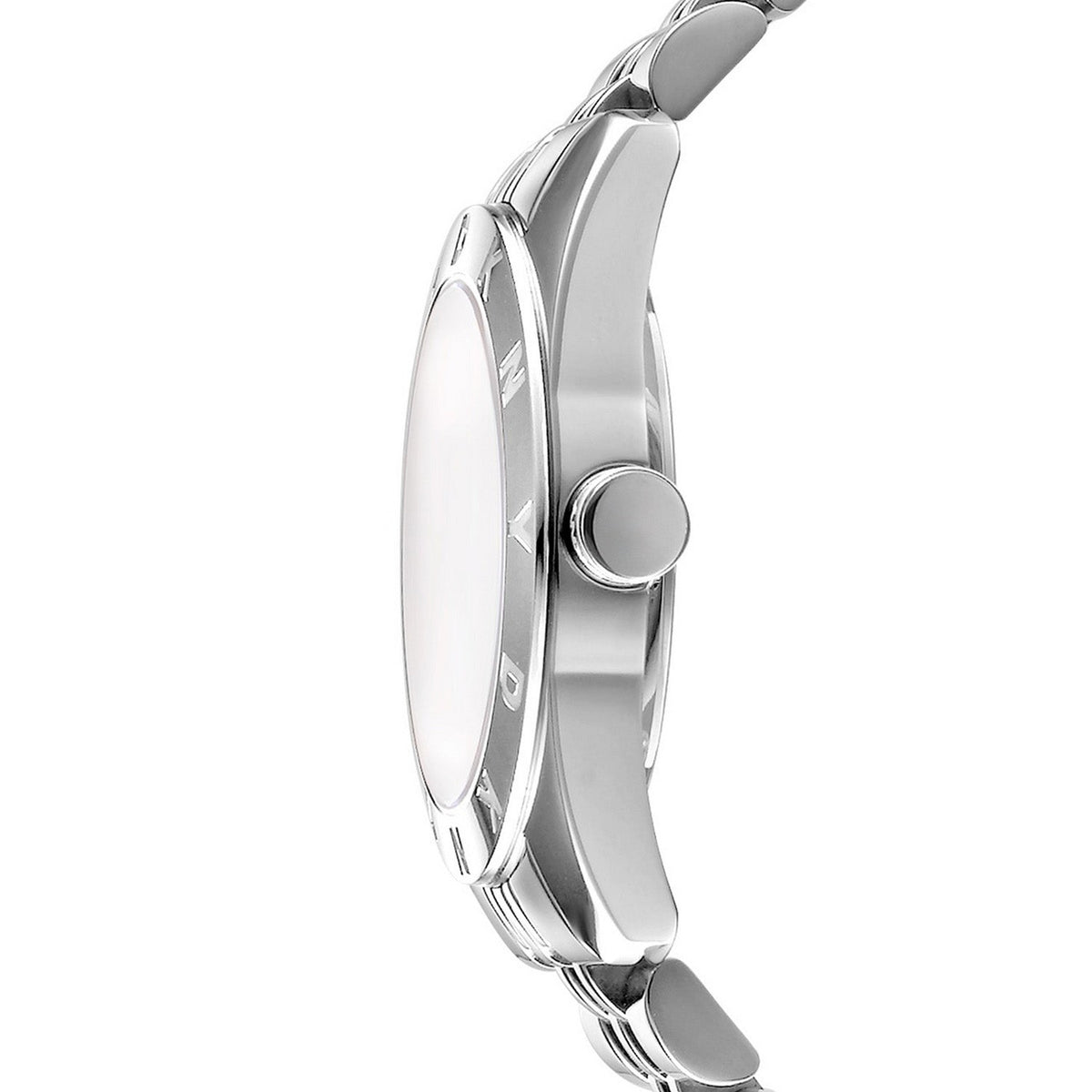 DKNY Logo Silver Stainless Steel 30mm Watch