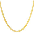 S/S FINE HERRINGBONE NECKLACE