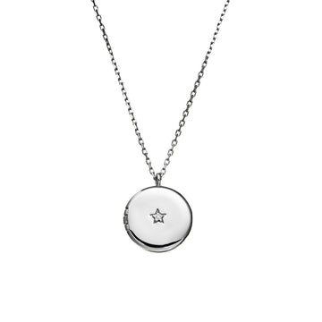 S/S TINY LOCKET NECKLACE