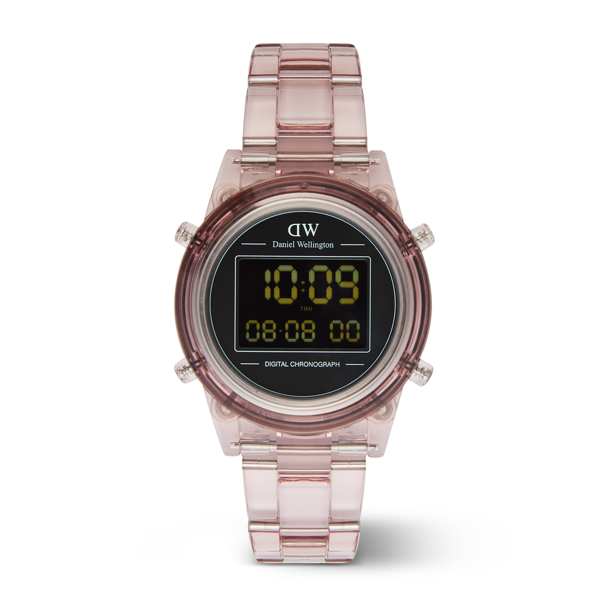 Daniel Wellington Retro Digital Dark Pink Watch