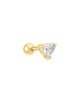 Ania Haie Gold Heart Barbell Single Earring