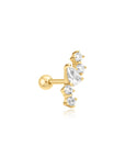 Ania Haie Gold Constellation Barbell Single Earring