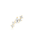 Ania Haie Gold Constellation Barbell Single Earring