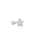 Ania Haie Silver Five-Point Star Barbell Single Earring