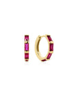 Ania Haie Crimson Huggie Hoop Earrings