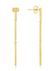ELARA DROP STUD EARRINGS – 9CT GOLD