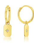CELESTIAL HUGGIE EARRINGS - 9CT GOLD