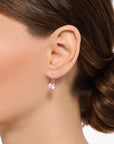 THOMAS SABO Earrings with pink zirconia