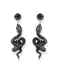 THOMAS SABO Earrings with snake pendant and zirconia