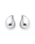 THOMAS SABO Organic drop-shaped ear studs silver