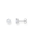 THOMAS SABO Ear studs with white zirconia in brilliant cut