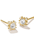 Ear studs with zirconia