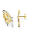 THOMAS SABO Butterfly Paradise Ear Studs in Gold