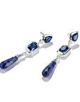 Earrings with stones