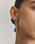 Earrings with stones