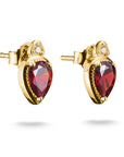 THOMAS SABO Stud Earrings with Red Stones