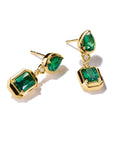 THOMAS SABO Earrings with Green Stones