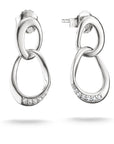 Earrings Together with zirconia