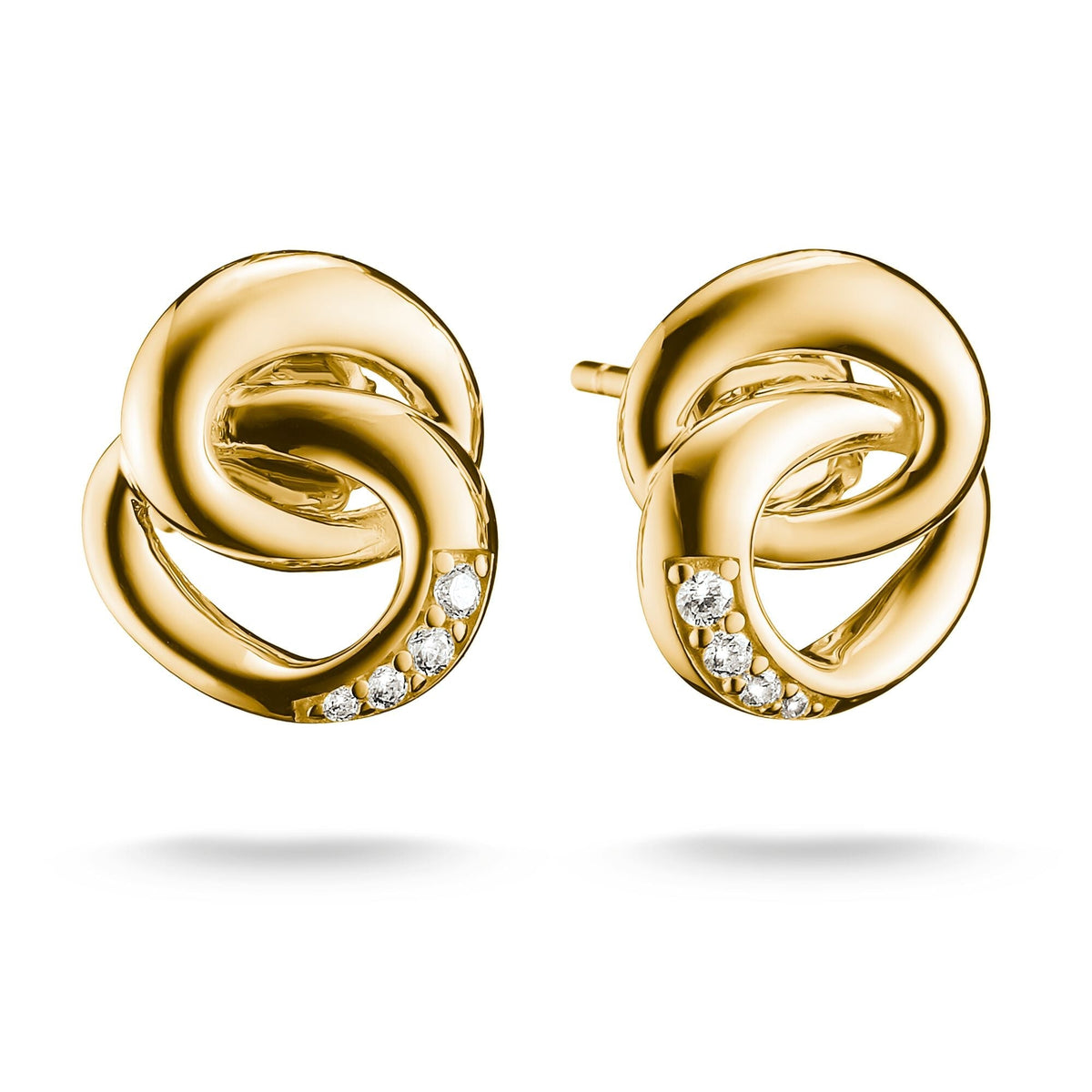 Ear studs Together with zirconia