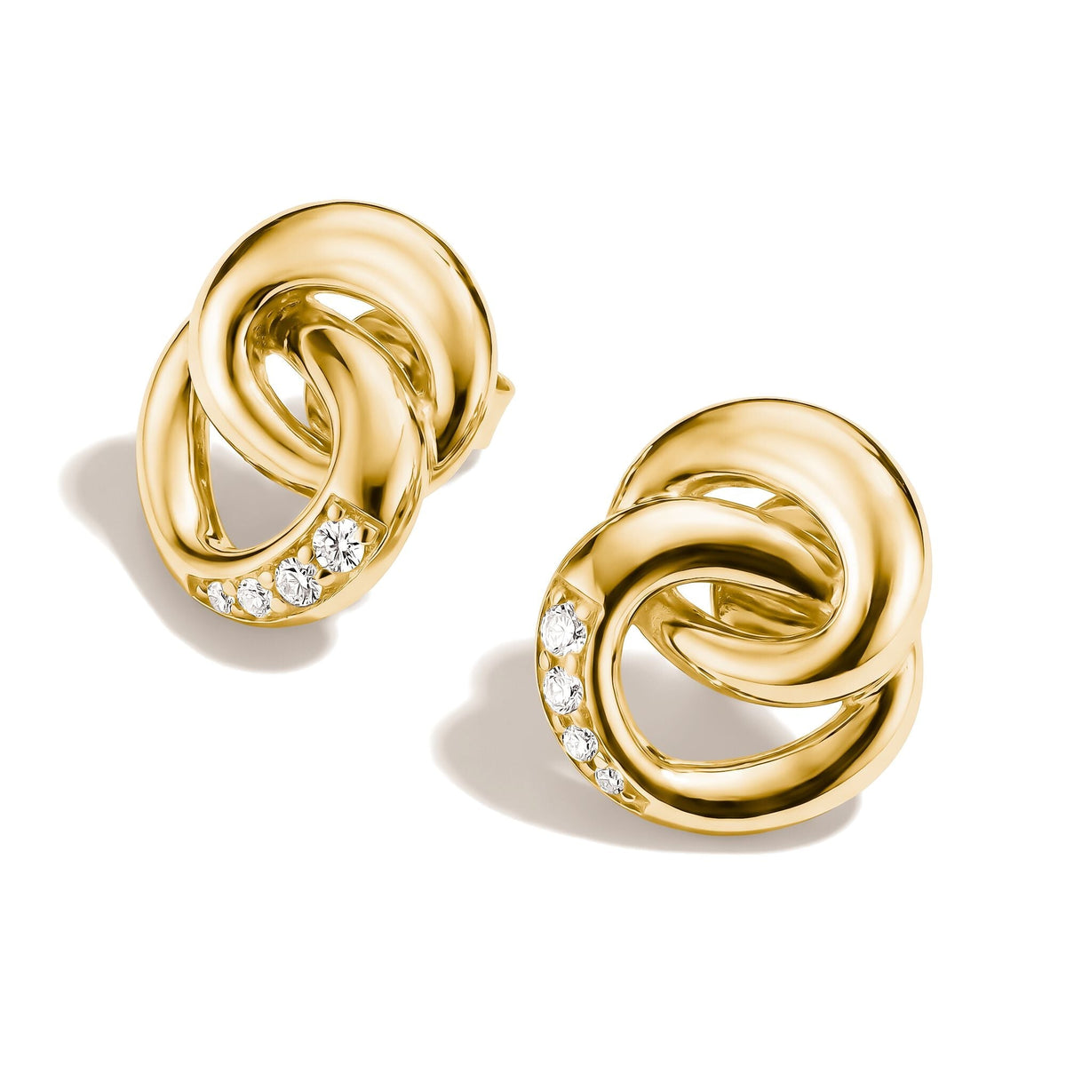 Ear studs Together with zirconia