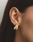Earrings in teardrop shape