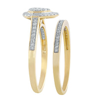 9CT ELIZA DIAMOND RING SET