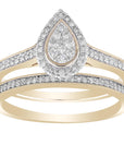 9CT ELIZA DIAMOND RING SET