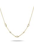 Chain with pearls and zirconia