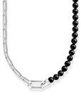 THOMAS SABO Rebel Onyx Bead Necklace