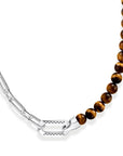 THOMAS SABO Necklace with Brown Beads
