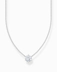 THOMAS SABO Necklace with white zirconia pendant
