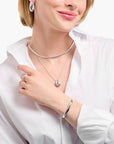 THOMAS SABO Necklace with pendant drop-shape silver
