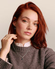THOMAS SABO Black Stone Drop Necklace