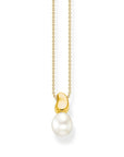 THOMAS SABO Necklace with Pearl Pendant in Gold