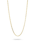 THOMAS SABO Charm necklace Figaro design Gold