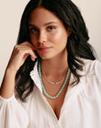 THOMAS SABO Half-Form Necklace with Red Zirconia Stone