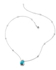 THOMAS SABO Necklace with Turquoise Teardrop Stone